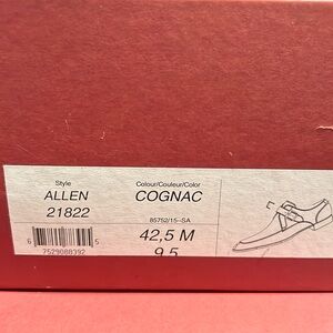 Magnanni NIB “Allen”Brown Buckle Leather Shoe